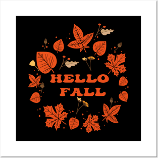 Hello Fall Posters and Art